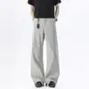 Pantalones Casuales Elásticos de Pierna Ancha Sueltos Estilo Americano Primavera/Verano 2026 Estilo de Hong Kong