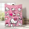 Manta de Gato Hello Kitty Transfronteriza Manta Gruesa de Dibujos Animados Hello Kitty Manta Impresa Digitalmente Manta