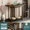 Mesa de entrada de estilo chino, mesa de altar de pared, mesa consola antigua de nuevo estilo chino, mesa para propuestas de compromiso, mesa de entrada, mesa larga para bodas