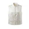 Anfiona 2026 Primavera/Verano Nuevo Chaleco Superior con Bordado Pesado Estilo Nacional Francés de Alta Gama para Mujer 6041
