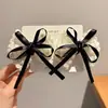 Gravata Borboleta Flutuante de Renda Elegante Renda Presilha de Cabelo Laço Menina Lolita Coração Franja Presilha de Cabelo Lateral Enfeite de Cabeça para Mulheres