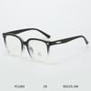 YC1203 Nova Internet celebridade homens e mulheres grande rosto emagrecimento black frame GM óculos podem ser equipados com graus anti-luz azul óculos decorativos armação