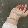 Pie Pulsera de Aro Trenzado de Plata de Ley 990 Moda con Cuentas Plata Rota Varias Dos Pulseras Estilo Chino Marea Nacional Cuentas de Transferencia Regalo