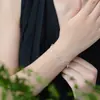 Pulseira da moda pulseira coração de amor Europa e Estados Unidos camada única flor de pêssego mini tornozeleira em forma de coração fornecimento direto de fabricantes Taobao atacado