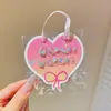 Adesivo de unha infantil Kulomi com desenho animado para bebê, armadura segura, não tóxica, adesivo de unha fofo e à prova d'água para meninas