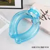 Bolsa de agua caliente para colgar en el cuello, bolsa de agua tibia recargable, bolsa de compresa caliente para el cuello, protector de cuello engrosado, almohada portátil para el cuello