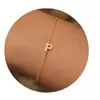 Pulsera de Letras Nueva Transfronteriza de Amazon, Moderna, Fina y Elegante, Joyería de Mano Versátil para Mujeres, Uso Diario y Fiestas