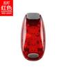 Luz trasera LED para bicicleta luz nocturna para correr impermeable luz de advertencia para correr deportes al aire libre con clip luz para casco luz para mochila