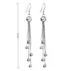 Múltiplos Estilos de Brincos de Franja com Contas Redondas Yihua Femininos, Brincos Longos de Franja Retrô Coreanos da Moda, Brincos para Atacado