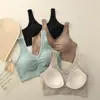 Sujetador Deportivo de Espalda Ancha para Mujer de 40-100 kg, Ropa Interior con Copa Fija, Chaleco Tubo, Transpirable, Tallas Grandes para Mujeres con Curvas