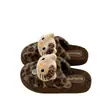 Sapatos Casuais de Algodão para Casa Outono e Inverno para Mulheres, Pantufas Peludas da Moda, Pantufas de Algodão Plataforma com Solado Grosso, Sapatos Quentes para Confinamento