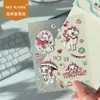 Céu Rosa Elegante Gato Mary Relevo Tridimensional Desenho Animado Fofo Coração de Menina Manual DIY Adesivo de Decoração de Unha