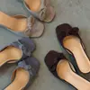 Primer Encuentro con el Estilo Retro Versátil y de Moda de la Temporada: Sandalias de cuña abiertas para mujer con lazo suave