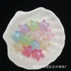 Estrela de Cinco Pontas Brilhante Fina de 18mm Celebridade da Internet Pulseira DIY Feita à Mão Chaveiro para Carro Acessórios de Joias com Contas