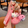 Llavero Colgante Muñeca Gato HelloKitty Accesorios para Mochila Escolar Regalos Pequeños para Niñas