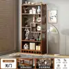 Estante de exhibición antiguo Duobao Pavilion para sala de estar, vitrina de té estilo chino nuevo para sala de té, estantería de exhibición de varios niveles para el hogar, tipo económico
