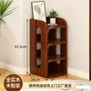 Zapatero de Madera Maciza para Entrada de Casa, Esquina Pequeña, Estrecho, Zapatero Simple de Almacenamiento Interior, Ahorrador de Espacio, Pasillo, Interior