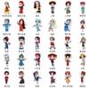 56 adesivos de 56 grupos étnicos, personalidade, estilo chinês, trajes tradicionais de minorias étnicas, copo de água, adesivos para computador