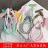 Cordón Versátil Corto para Funda de Teléfono Móvil Color Claro Macarrón Correa de Muñeca Duradera con Clip para Mujer Cuerda de Mano Anti-Pérdida