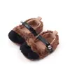 Novos sapatos de bebê com elástico para primavera e outono Mao Mao, sapatos de bebê com sola de borracha macia, sapatos para bebês de 0 a 12 meses
