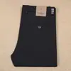 Pantalones de Verano Ultradelgados Elásticos en Cuatro Direcciones de Pierna Recta Ajustados de Nylon de Alta Gama Sin Planchar Antiarrugas Casuales para Hombre de Negocios