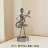 Em estoque ferreiro músicos tocam metal artesanato banda modelagem decoração de casa pequenos fabricantes de ferro atacado