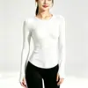 Top de Yoga de Alta Elasticidad para Otoño e Invierno Adelgazante de Gama Alta Ajustado Transpirable de Secado Rápido Ropa Deportiva Ropa de Fitness