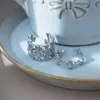 Anillo Cruzado Retro con Incrustaciones de Circonita Diamantada Super Brillante para Mujer, Anillo Abierto Apilable, Accesorios Populares de Xiaohongshu