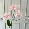 Flores de Lirio Impresas en 3D para Decoración de Bodas, Flores Artificiales para Arreglos de Piso, Decoración de Hotel para Bodas, Flores para Pasillo, Flores Falsas para Paisajismo, Flores Artificiales
