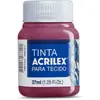 Tinta para tecido fosca 37ml Vermelho Carmim