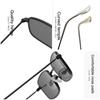 Explosiones estilo Hong Kong gafas de alambre dorado de escoria suave montura pequeña se pueden equiparar con gafas de montura estrecha para miopía luz plana antirradiación antiblue