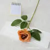 Simulación Rosa Sencilla de Franela Rosa Pared de Flores Cascada Decoración para el Hogar Boda Día de San Valentín Flor de Simulación Flor Falsa