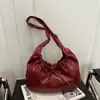Bolsa Nuvem Plissada Estilo Ins Nicho Coreano Bolsa Transversal para Mulheres, Bolsa Tote Grande Capacidade Estilo Coreano Bolsa Bolinho