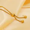 Pulsera de Cadena de Perlas de Acero Inoxidable al por Mayor para Mujer Ins No se Desvanece Ajustable Pulsera de Cuentas Personalizable DIY Joyería