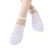 Meias de Pérola de Corte Baixo de Verão para Mulheres Renda Absorventes de Suor Alto Valor Versátil Coberturas de Meia Invisíveis Meias para Esportes ao Ar Livre