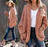 Otoño/Invierno 2026 Comercio Exterior Transfronterizo Nuevo Llegada Amazon Tallas Grandes Cordón Tejido Grueso Cárdigan Abrigo Suéter Mujer