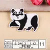 Atacado do Fabricante Emblemas Bordados Bordados em Computador Desenho Animado Animais Fofos para Roupas Infantis