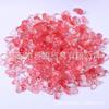 Grava de Cristal Rojo Piedra de Cristal Rojo Sandía Piedra de Fusión de Cristal Sandía Adornos de Decoración para Paisajismo de Acuario 1kg