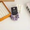 Alta calidad Tamaño Grande Diámetro de 20CM Anillo para Cabello Intestino Grueso Anillo para Cabello Grande de Satén de Seda Alta Elasticidad Cuerda para Cabello Grande para Mujer