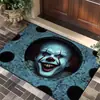 Tapetes de Chão para Halloween Transfronteiriços Amazon Temu para Entrada de Casa Resistentes ao Desgaste Clown Visual 3D Tapetes de Porta Agora Disponíveis para Atacado