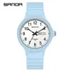 SANDA Reloj Más Vendido para Hombres y Mujeres Moda Estilo Pequeño Fresco Reloj Infantil Estudiante Examen Impermeable Deportivo Reloj de Cuarzo
