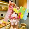Llavero de pato de ácido hialurónico dududuck genuino y creativo colgante para mochila pato de celebridad de internet pareja de patos pequeño regalo al por mayor