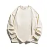 Rumen Meng Retro Japonés Color Sólido Básico Simple Sudadera con Capucha de Manga Larga para Hombre Otoño Holgada Exterior Viaje Deportivo Capa Base
