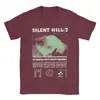 Camisetas Masculinas SilenT Hill 2 Roupas de Algodão Casuais Manga Curta