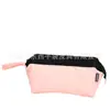 Bolsa de Maquiagem Original Simples em Papel Dupont, Bolsa de Cosméticos Tyvek Resistente a Rasgos de Grande Capacidade, Necessaire Ecológica