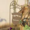 Estilo Japonês Zakka Arte em Ferro Vaso de Flores Decoração Inserção Arranjo de Flores Ornamento de Paisagem Plug-In de Inserção Acessório de Pendurar Acessório para Suculentas Outros