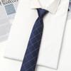 Corbata de Cremallera para Hombre Vestido de Negocios Gratis Trabajo Boda Raya Negra Perezosa Fácil de Jalar en stock Venta al por Mayor