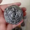 Bola Grande de Acero Trenzado Encriptado con Cordón Bola Limpiadora de Acero Inoxidable Raspador para Ollas de Cocina Alambre para Lavar Platos Removedor de Manchas de Aceite Óxido