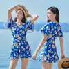 Maiô Feminino de Verão Decote em V Profundo Baixo Cintura Marcada Saia-Maiô de Personagem Férias na Praia Inverno Fonte Termal Fabricante de Maiôs Estoque Pronto