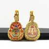 Colgante de Calabaza Estilo Xizang de la Montaña Wutai, Buda del Año de Nacimiento, Thangka, Ocho Deidades Guardianas, Colgante Colgante Thangka Wuye, Joyería
